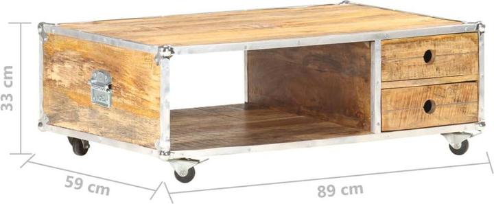 Image du produit vidaXL Couchtisch (59 x 89 x 33 cm)