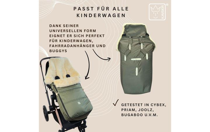 Produktbild Kaiser DOUBLAS 2.0 Lammfell Fusssack