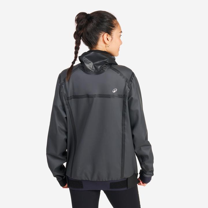 Tribord Spraytop Segeln/Kajak Damen/Herren warm - 900 schwarzgrau