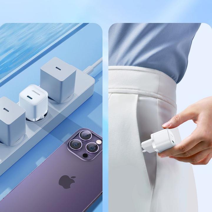 Produktbild Joyroom JR-TCF02 PD 20W mini Charger-White (EU) (20 W, 1 Port)