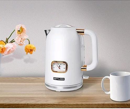 Actual product image Muse MS030 W Stainless Steel Kettle White (1.70 l)