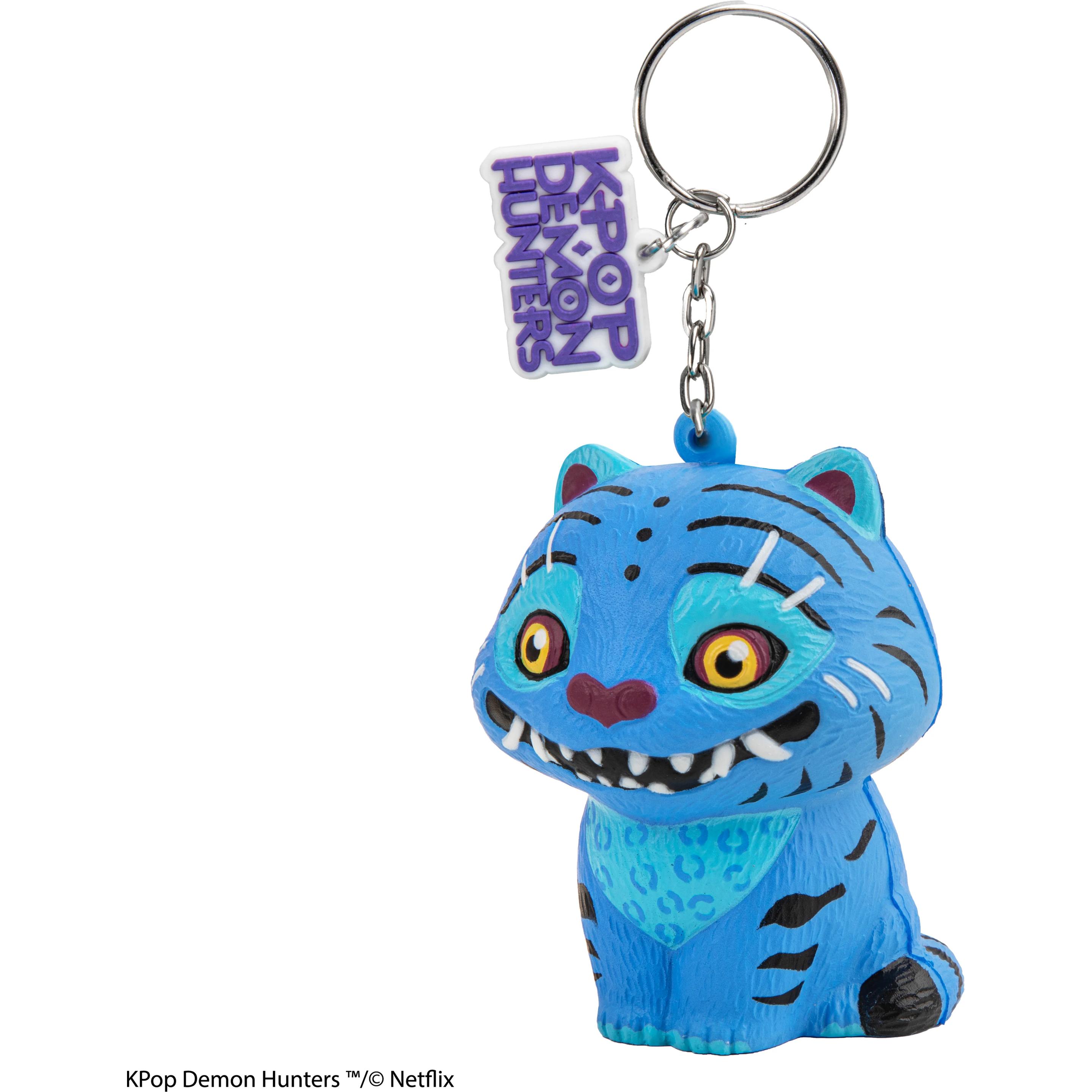 Cinereplicas, Bambine, Portachiavi, Kpop Demon Hunters Derpy Tiger Squishy Keychain, Multicolore