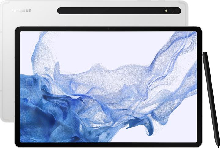 Samsung Galaxy Tab S8+ (5G, 12.40", 256 GB, Silver)