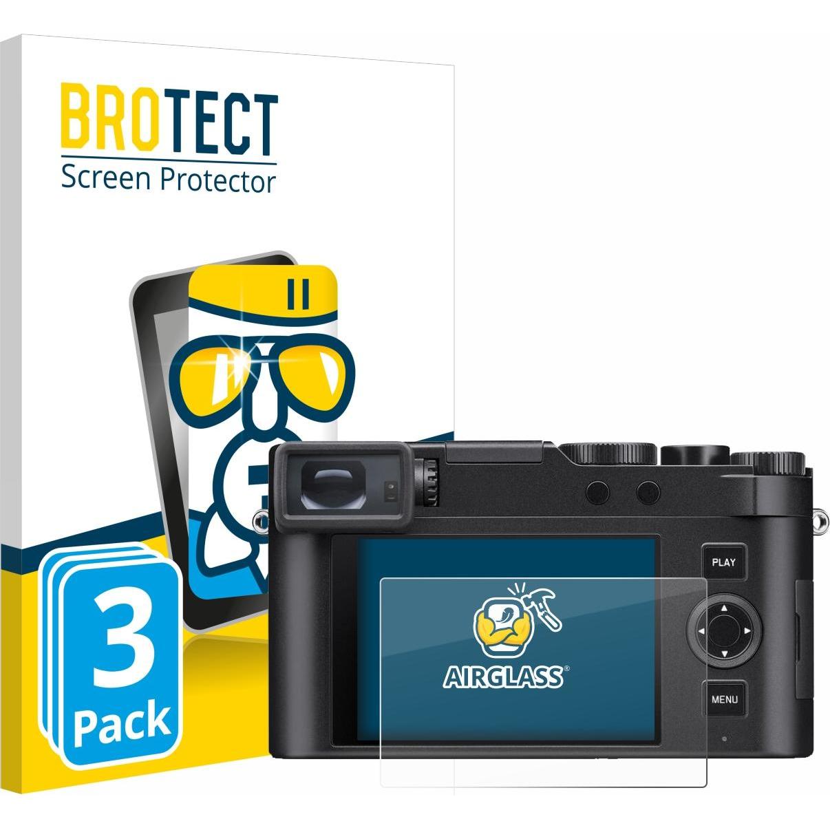 BROTECT AirGlass Panzerglasfolie (Displayschutz), Kameraschutz
