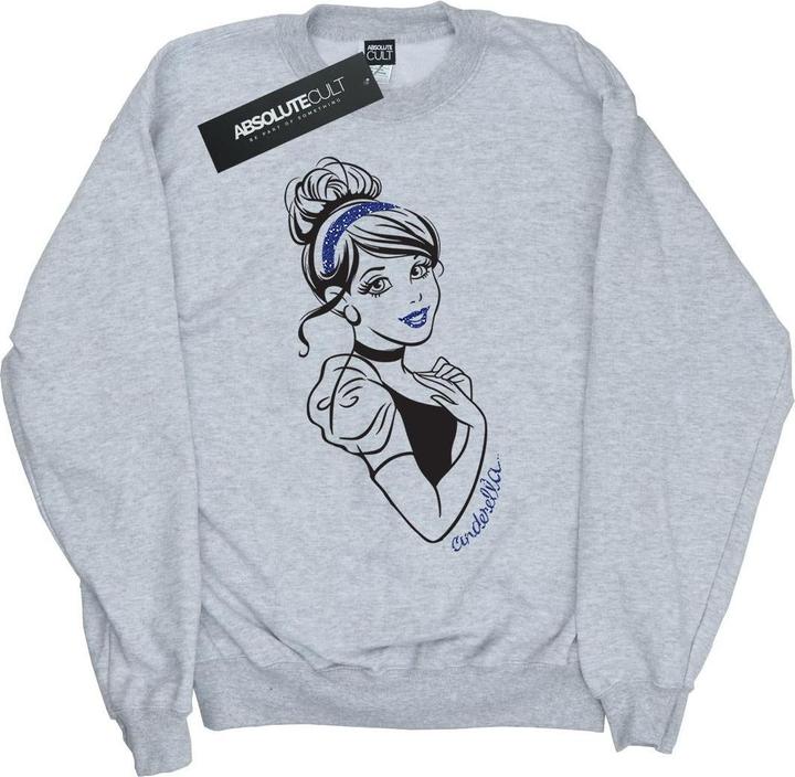 Produktbild Disney Princess Cinderella Glitter Sweatshirt Mädchen (128)
