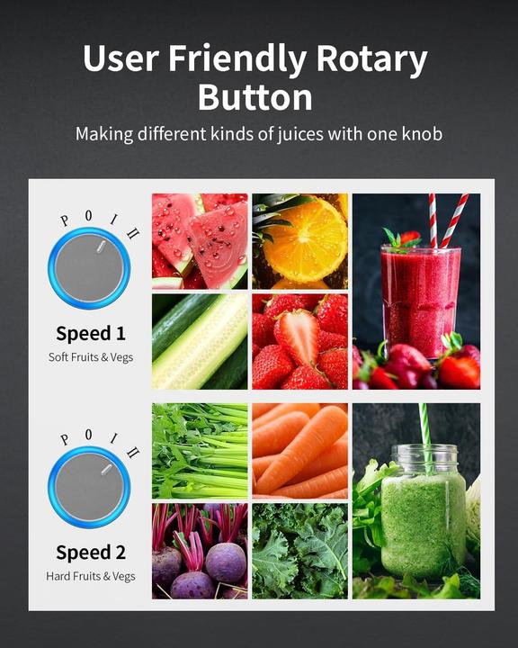 Immagine prodotto Gdor Entsafter JE2106A mit Einfüllschacht und Saftkrug