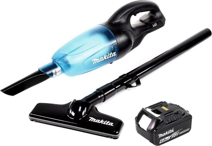 Produktbild Makita DCL 180 G1 B Akku Staubsauger 18 V Schwarz + 1x Akku 6,0 Ah - ohne Ladegerät
