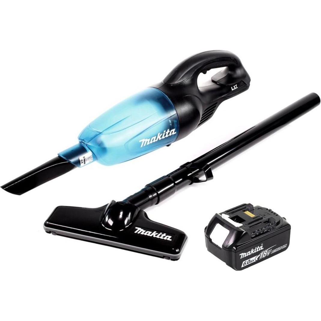 Thumbnail - Makita DCL 180 G1 B Akku Staubsauger 18 V Schwarz + 1x Akku 6,0 Ah - ohne Ladegerät, Staubsauger, Schwarz