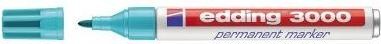 Actual product image Edding Permanent Marker 3000 (Turquoise, 1 mm, 1 x)