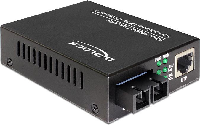 Produktbild Delock Fiber media converter (RJ45, 9.40 cm)
