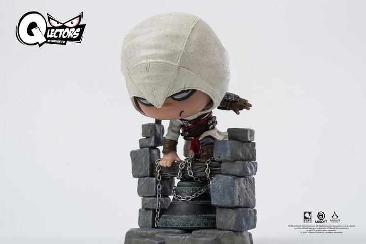 Actual product image Pure Arts Assassin's Creed Qlectors PVC Statue Altair Bell Tower 15 cm