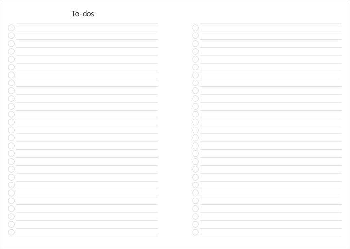 Immagine prodotto Kalenderbuch A6 gelb 2026 (A6, 1 settimana / 2 pagine)