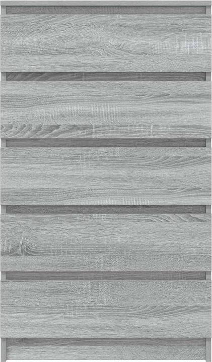 Image du produit vidaXL Schubladenschrank Grau Sonoma 60x36x103 cm (60 x 36 x 103 cm)