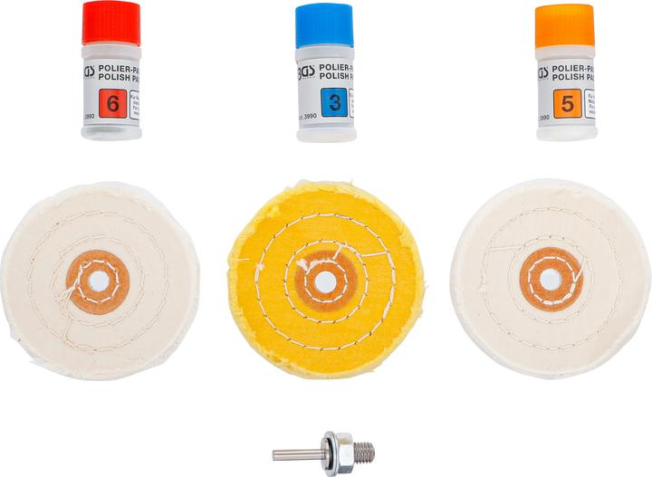 Image du produit BGS Kit de polissage pour métal doux 7 pièces