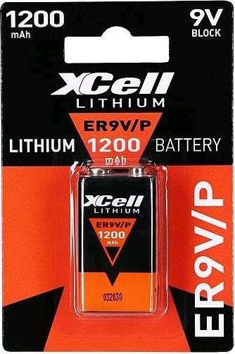 Produktbild XCell 9 V Block-Batterie Lithium ER9 (1 Stk., 9V Block, 1200 mAh)