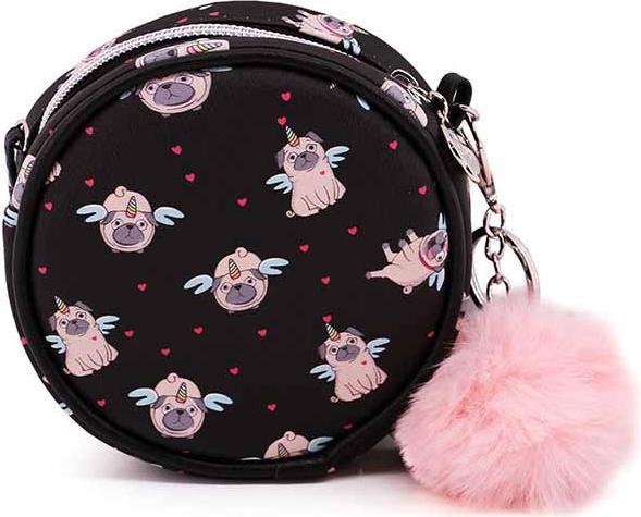 Immagine prodotto Oh My Pop! Borsa a tracolla rotonda piccola Pug