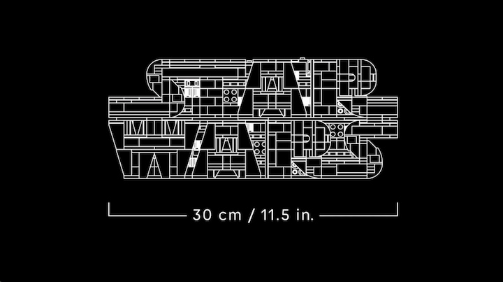 Produktbild LEGO Star Wars™ Logo aus Steinen (75407, LEGO Star Wars)