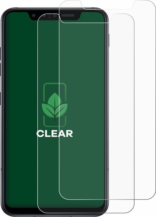 Produktbild ScreenLeaf Schutzfolie nachhaltiger Displayschutz Displayschutzfolie Folie Klar Transparent (2 Stück, LG G8s ThinQ)
