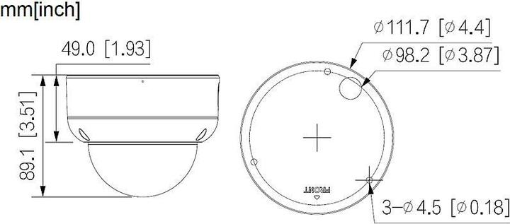 Produktbild Dahua IPC-HDBW3841EP-S-0280B-S2 IP-Kamera 4K T/N (3840 x 2160 Pixels)