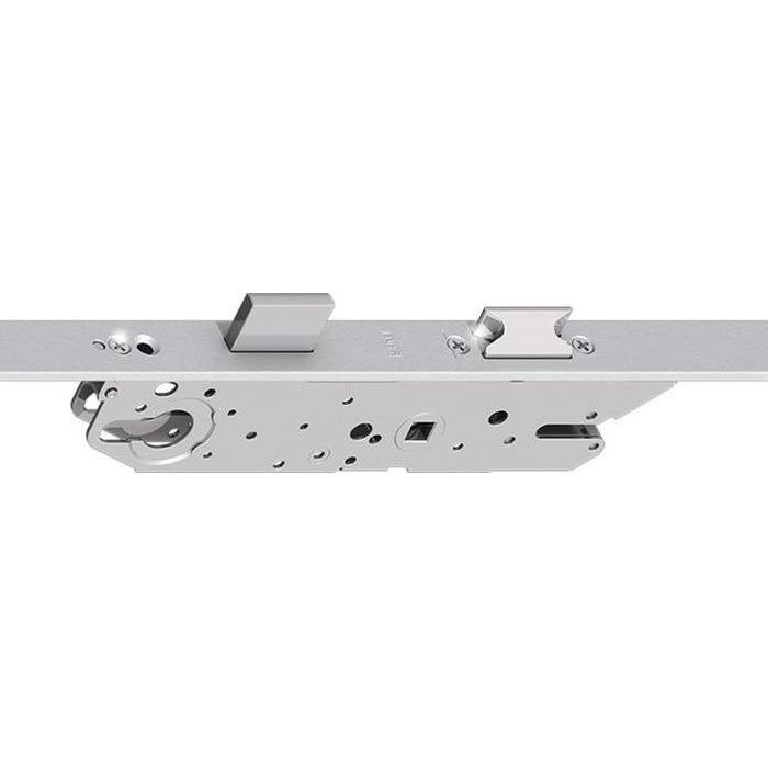 Fuhr, Türschloss + Schliesszylinder, Mehrfachverriegelung Multisafe PZW 16/55/92/10 mm Flachstulp silberfarbig 2170 mm B...