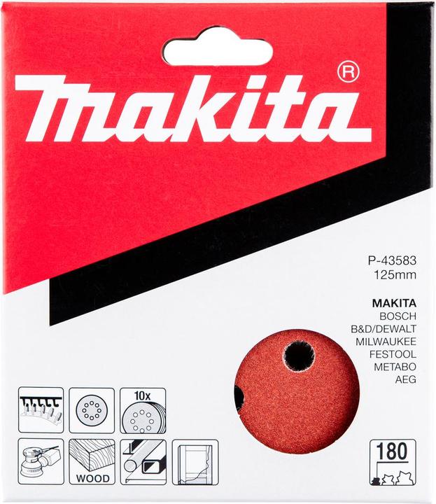 Immagine prodotto Makita Carta vetrata (P180)