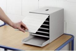 Actual product image Durable IDEALBOX PLUS 7 drawer box, HxWxD 322 x 250 x 365 mm, charcoal. (C4)
