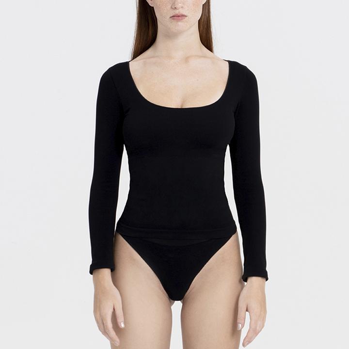 Immagine prodotto Ruey Essentials Langarm Top Formend Recycelt Stretch Alltag (XXS)