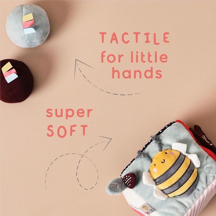 Image du produit Just Bee Kids cube sensoriel doux pour bébé