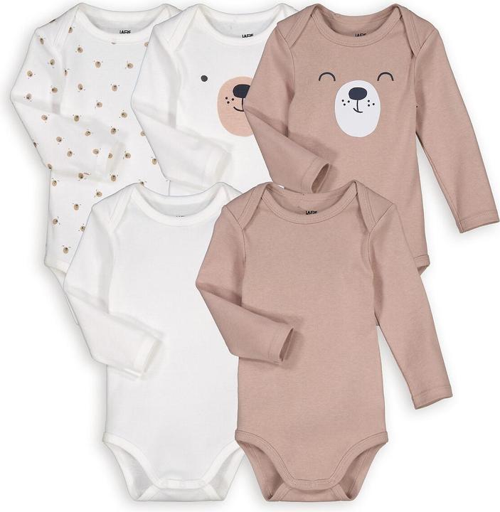 La Redoute Collections 5er-Pack Bodys mit langen Ärmeln (86)