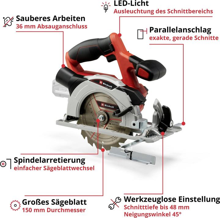Image du produit Einhell TE-CS 18/150 Li