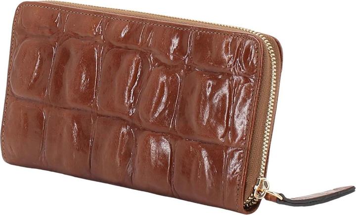 Actual product image Abro Leather Maxi Cocco Zip Wallet