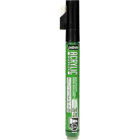 Thumbnail - Pebeo, Marker, Acrylic Marker Medium Keilspitze 4mm (Grün, 4 mm)