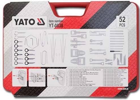 Actual product image Yato Car radio removal kit