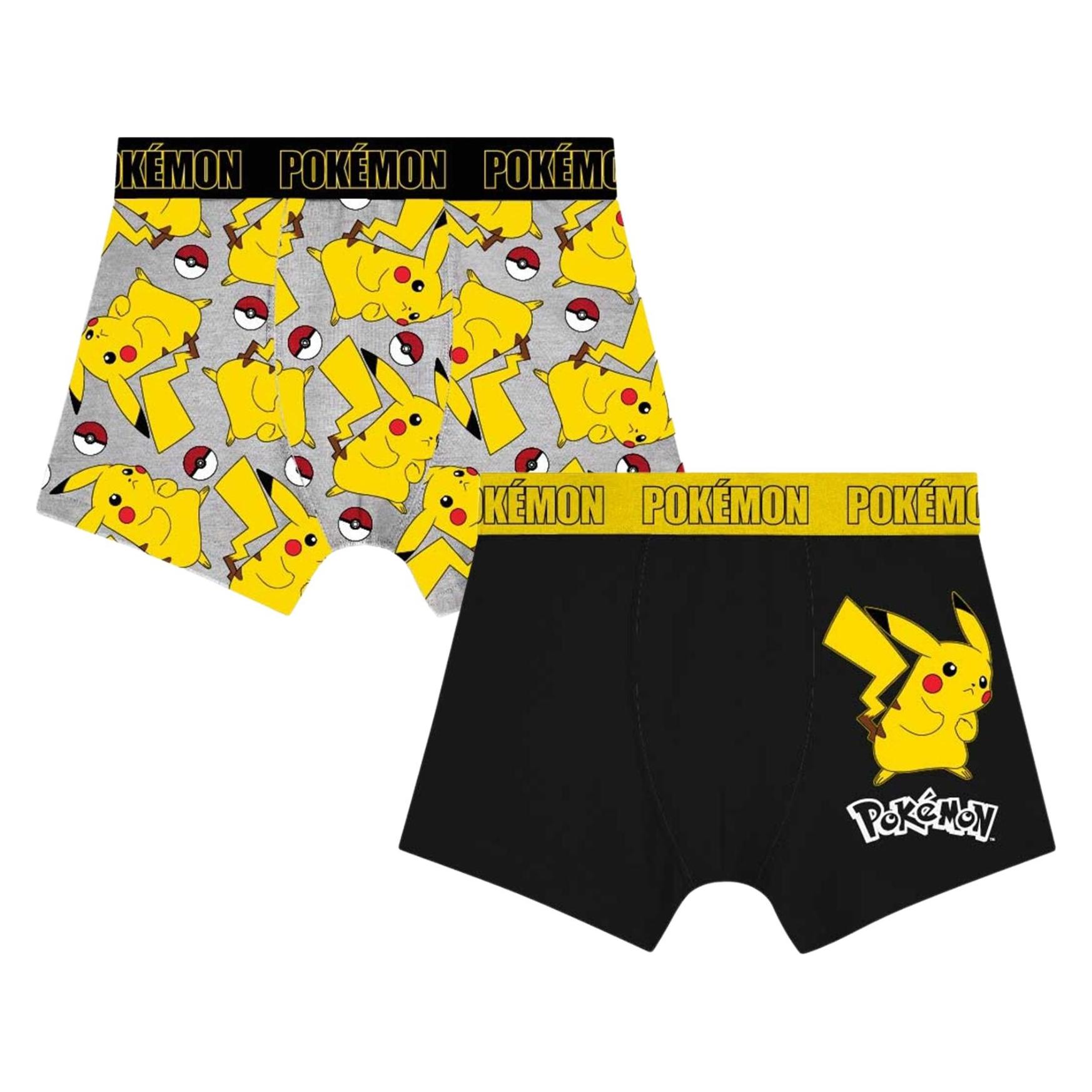 Disney, Jungen, Unterhosen, Pokémon - Boxershorts (2er-Pack), Mehrfarbig, (92, 2er Pack)