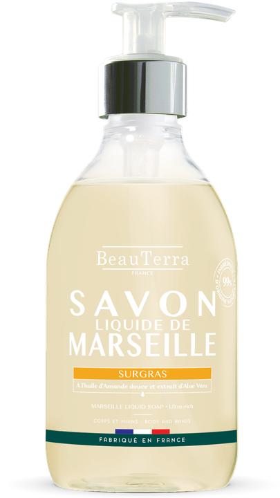 Actual product image BeauTerra Liquid soap Marseille surgras Almond liq (Liquid soap, 300 ml)