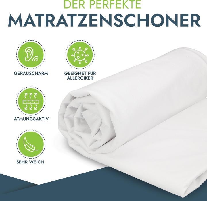 Image du produit Mara Vital Protège-matelas Protège-matelas imperméable, respirant et lavable (200 x 220 cm)