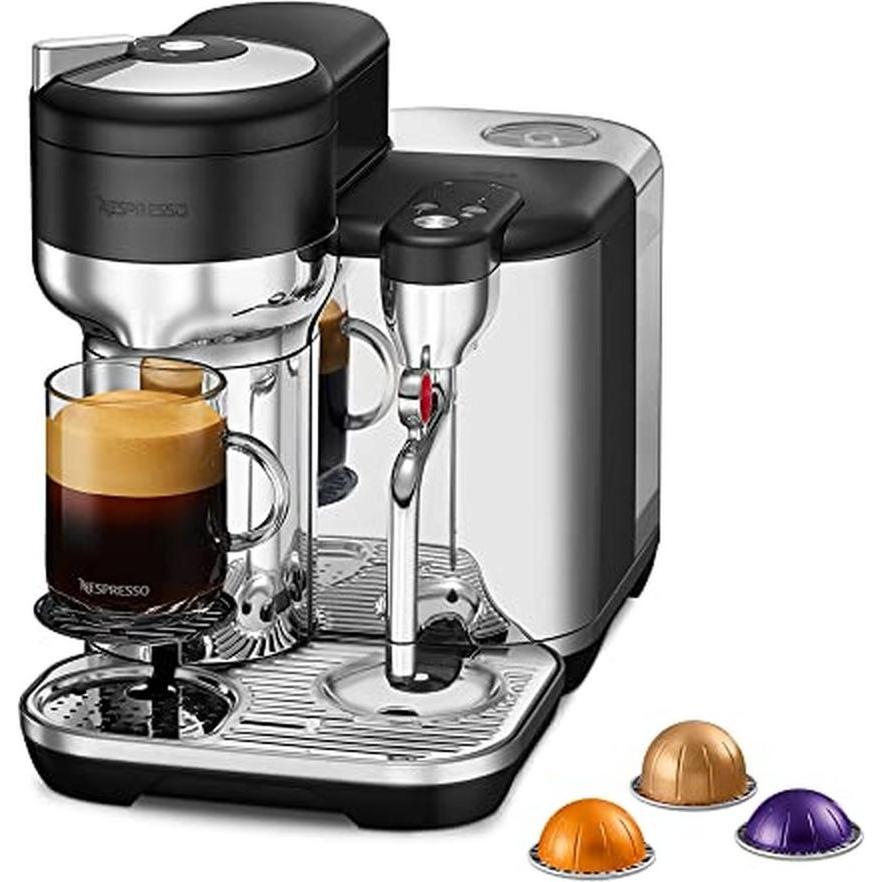 Sage Vertuo Creatista Tartufo Nero SVE850BTR4ENL1, Macchina da caffè a capsule, Nero