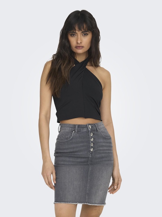 Actual product image Only Twist detail top without sleeves (S)
