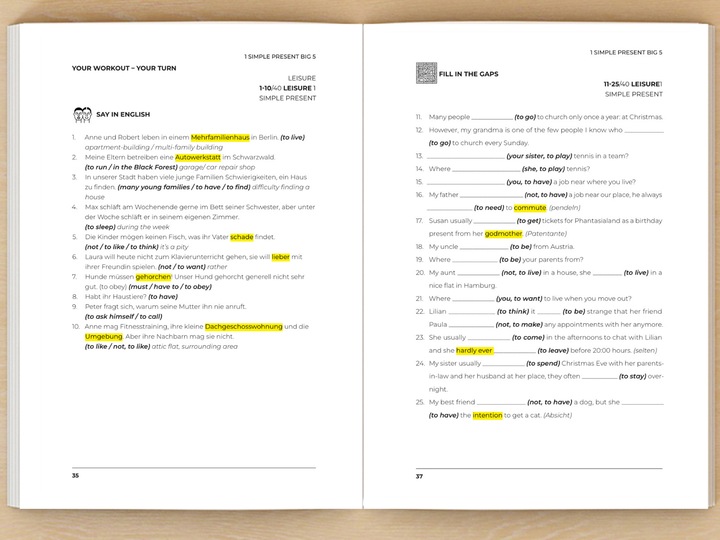 Produktbild Englische Grammatik richtig anwenden - Teil 1: Englische Zeiten in der Praxis (Deutsch, Birgit Kasimirski, 2024)