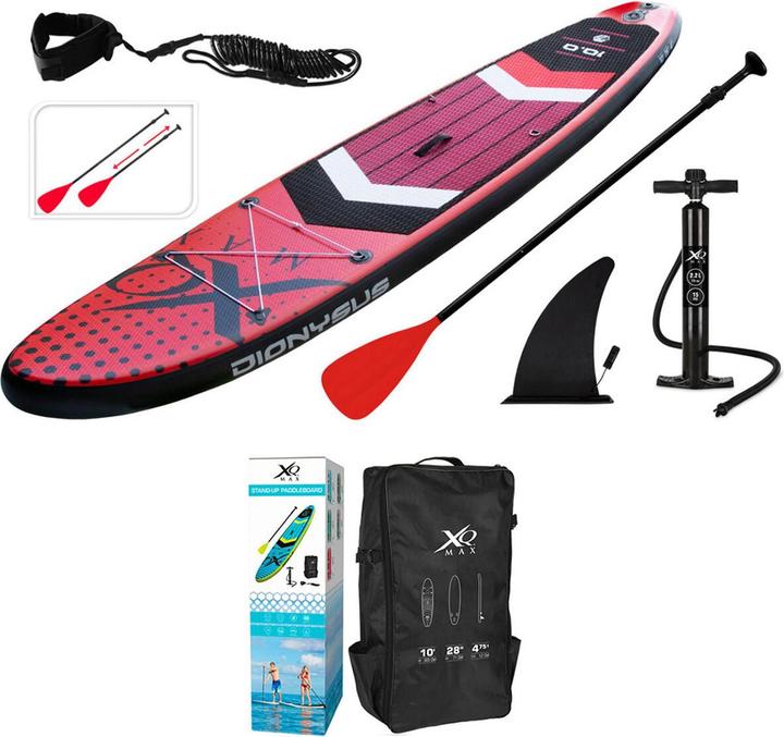 XQ Max Paddle surf board 305 sup red