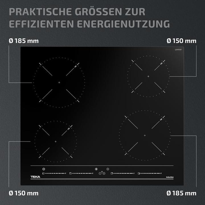 Actual product image Teka IBC 64010 BK MS induction hob (60 cm, Induction hob)