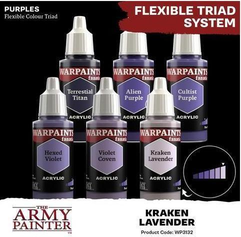 Produktbild The Army Painter Farbe Warpaints Fanatic: Kraken Lavender 18 ml