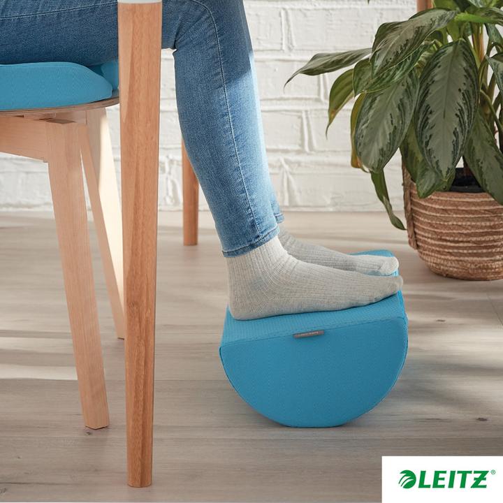 Image du produit Leitz Repose-pieds en bleu (26 x 14 x 40.5 cm)