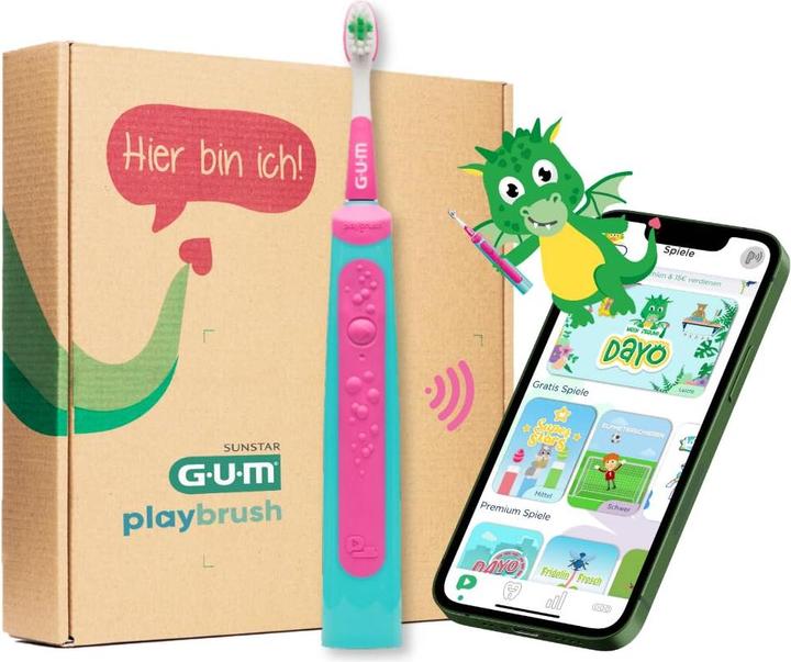 GUM Playbrush intelligente Schalzahnbürste (Spazzolino sonico)