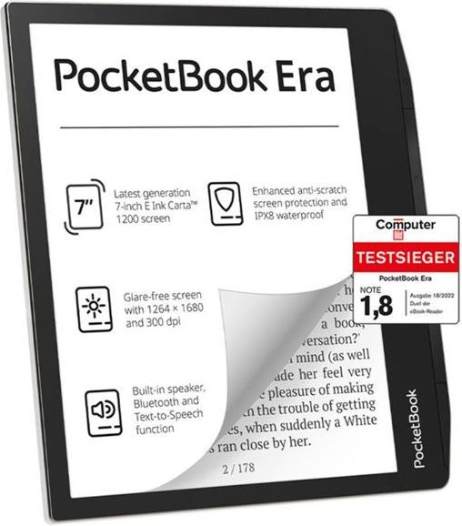 Productafbeelding PocketBook Era (7", 16 GB, Sterrenstof Zilver)
