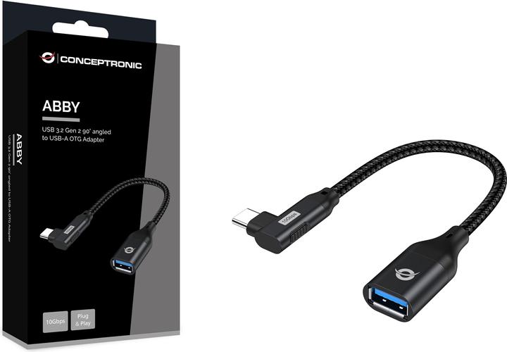 Image du produit Conceptronic USB type C - USB A (0.23 m, USB 3.2 Gen 2)