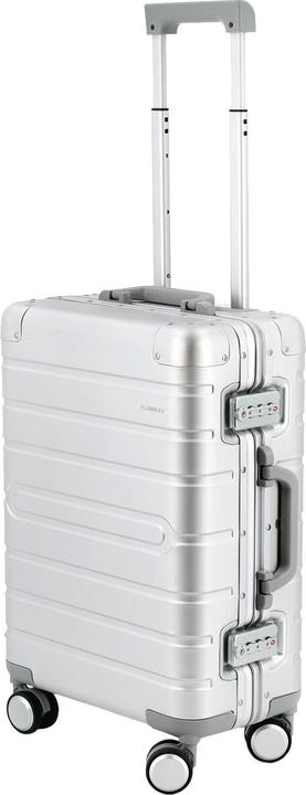 Immagine prodotto Alumaxx Trolley da viaggio, con valigetta in alluminio, argento (37 l)