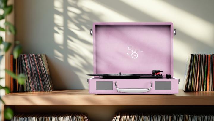Image du produit Mixx Revival 55 Stereo Vinyl Record Deck rose (Manuel)