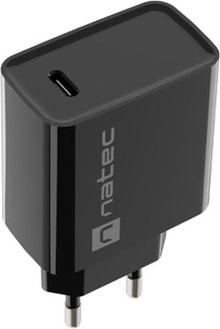 Image du produit Genesis Natec ładowarka Sieciowa Ribera USB-C 20w Power Delivery Czarna Nuc-2060 (20 W, 1 portion)