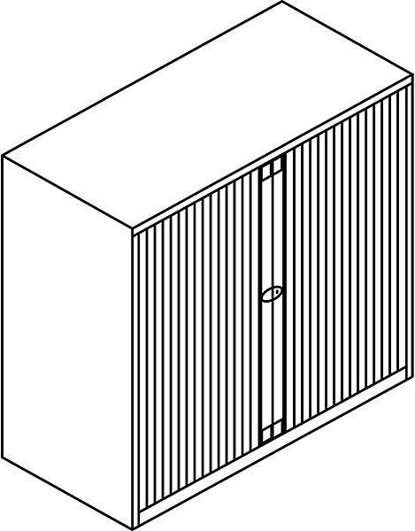 Produktbild Bisley Euro-Rollladenschrank (100 x 43 x 103 cm)